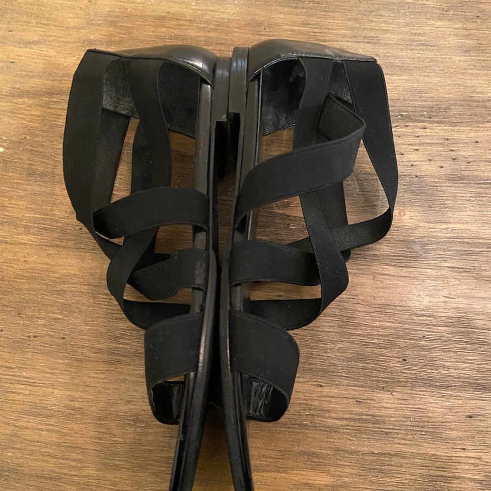 Stuart Weitzman 90s Style Strappy Elastic Sandals… - image 7